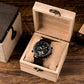 Couple Automatic Watches Wooden Stainless