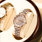Swiss Brand Poedgagar Women Watch Stainless Steel Mesh Rose Gold