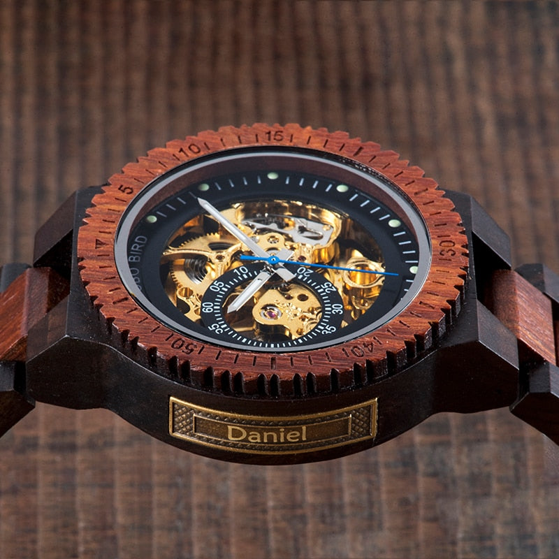 Wood Automatic Watches Relogio Masculino