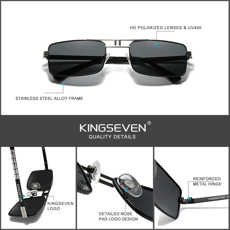 Polarized Sunglasses Stainless Steel Vintage