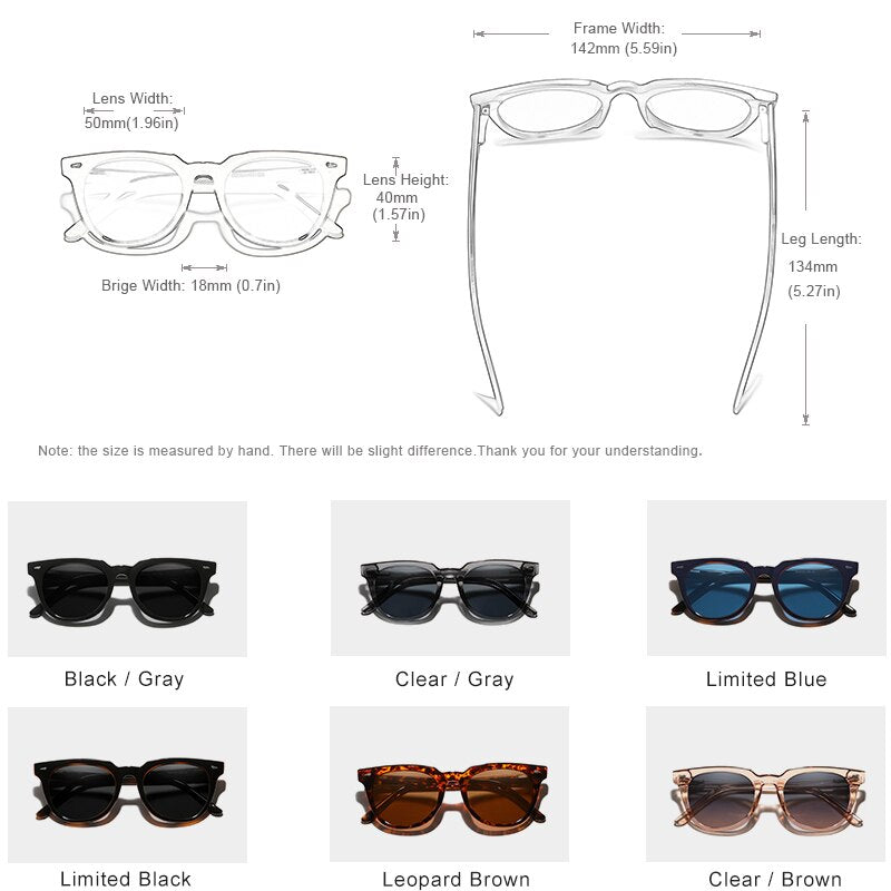 Polarized Square Sunglasses Men Women Zebra