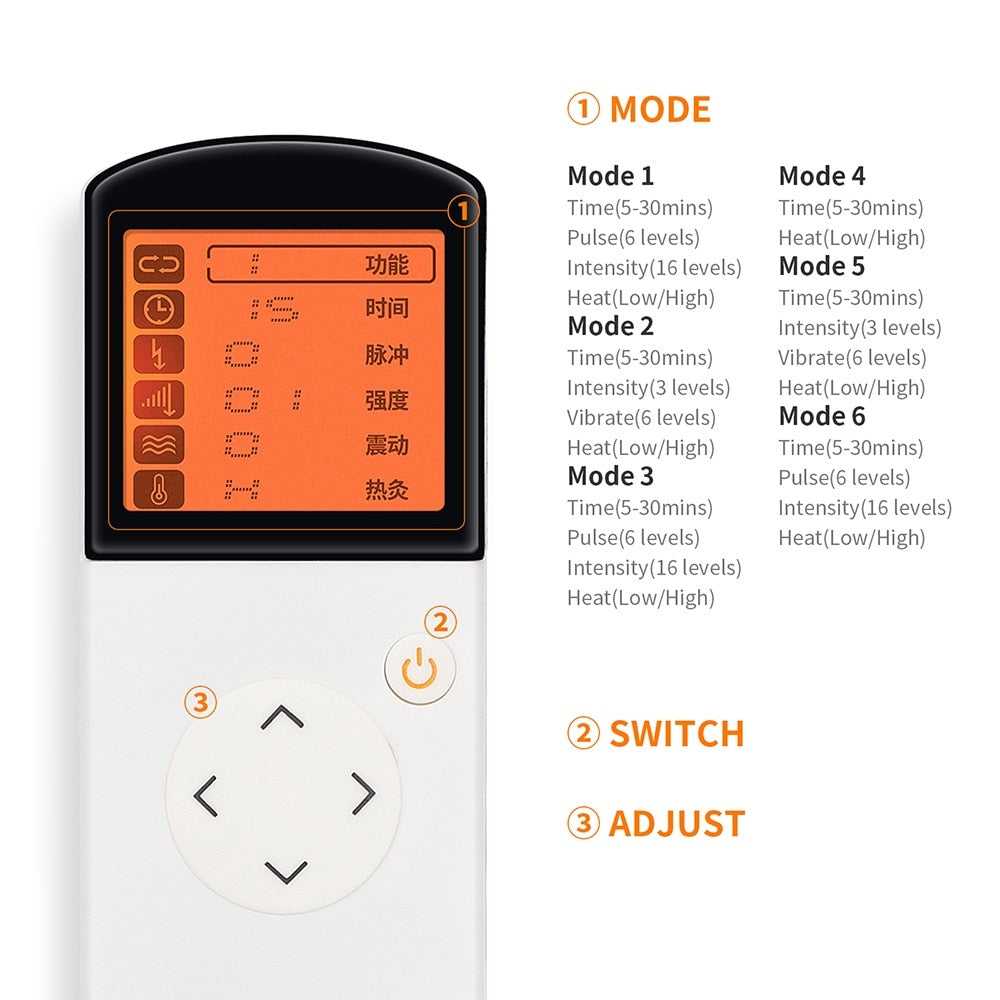Electric PulseNeck Massager Acupuncture Magnetic Therapy Cervical