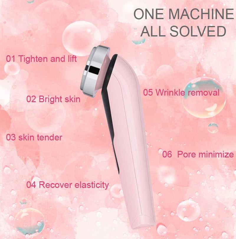 5-in-1 Face Skin EMS RF EMS Beauty instrument Facial Mesotherapy Electroporation Rejuvenation Women face care tool Eye care tool