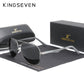 KINGSEVEN 2021 Driving Men&#39;s Polarized Sunglasses Aluminum Temples Pilot Sun Glasses For Men UV400 Anti-Glare Retro Eyewear