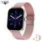 LIGE New Bluetooth Call Smart watch Women Full touch Screen