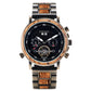 Couple Automatic Watches Wooden Stainless