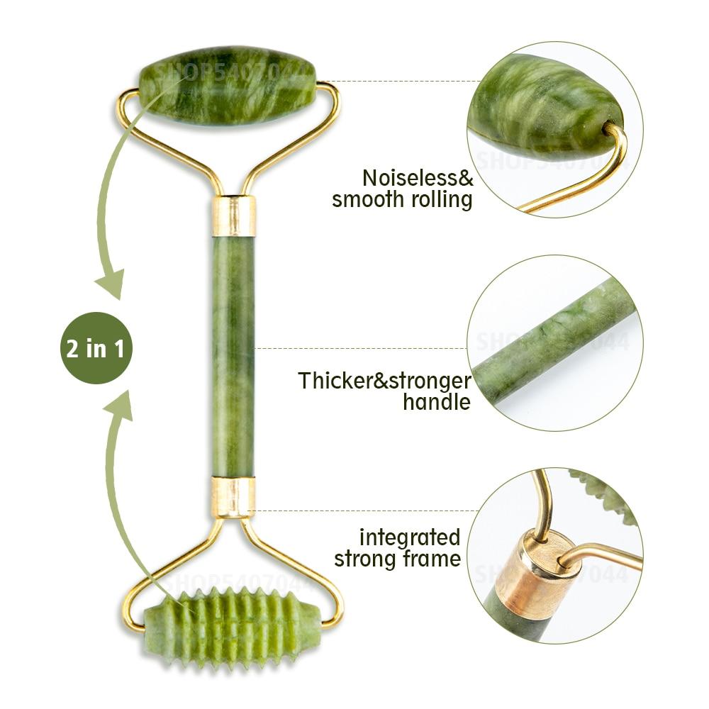 Use jade face roller, to maintain radiant look