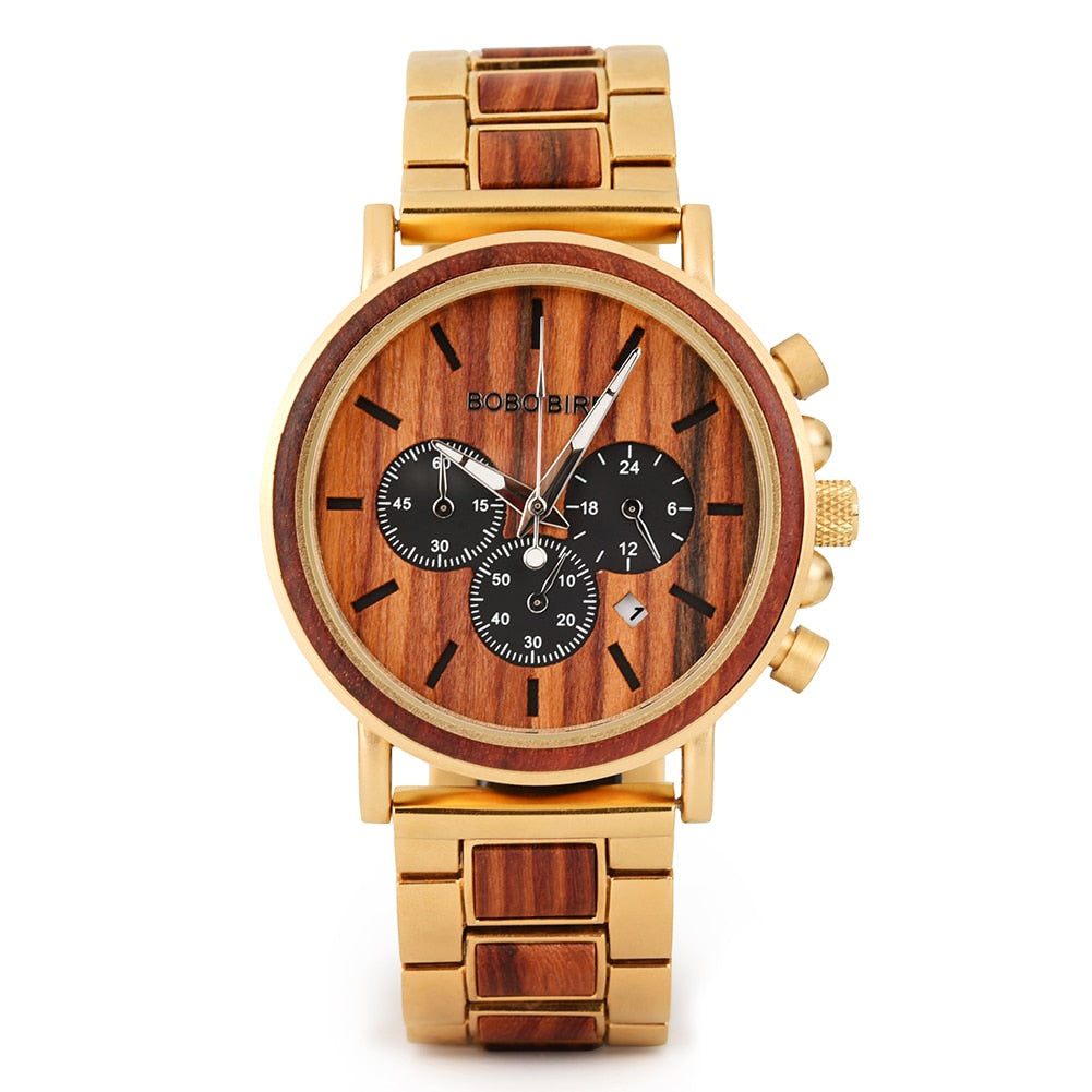 Wooden Watch Men erkek kol saati Luxury