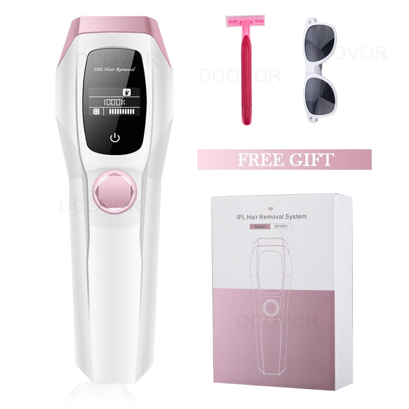 New Tech Painless Touch Screen10 Levels Photoepilator Hair Removal Laser