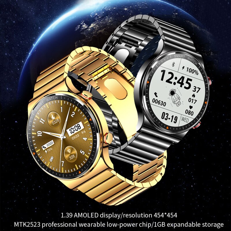 Smart Watches Men 454*454 HD 1.39 inch display Bluetooth Call IP68