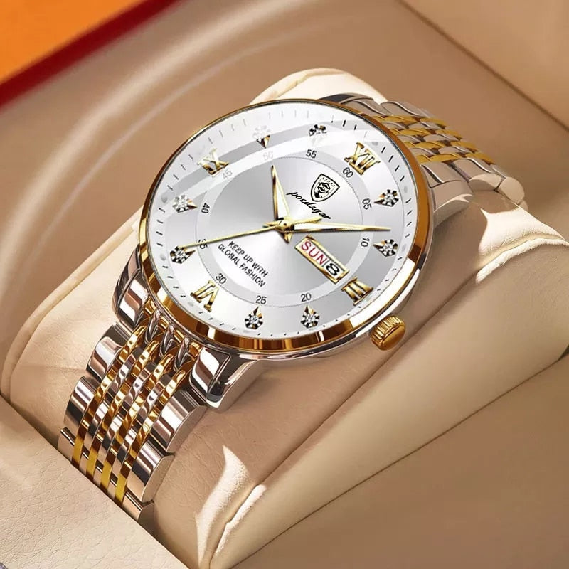 Top Brand Luxury Men Watch Waterproof Luminous Stainless