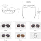Women Sunglasses Gradient UV400 Protection Lens