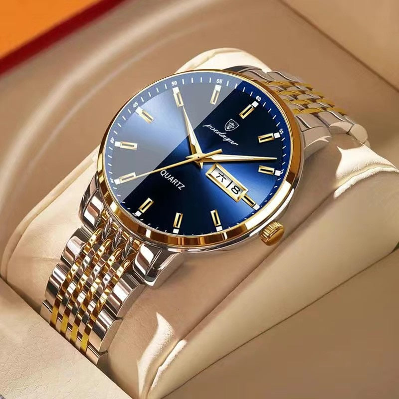Top Brand Luxury Men Watch Waterproof Luminous Stainless