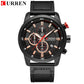 Fashion date quartz men watches top brand luxury male clock