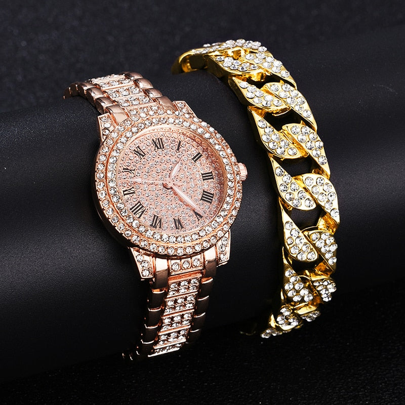 Diamond Women Watches Gold Watch Ladies Wrist