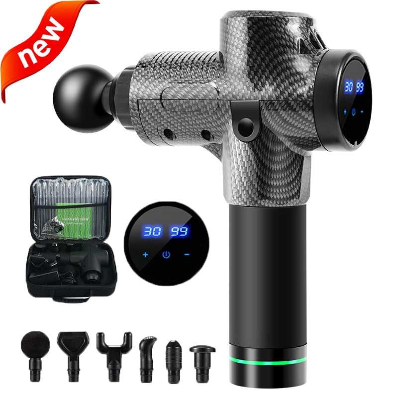 Massage Gun Electric Deep Muscle massager Pain Relief Body Fascial