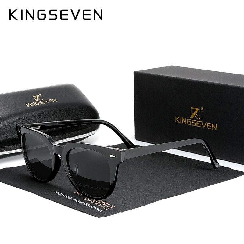 Polarized Square Sunglasses Men Women Zebra