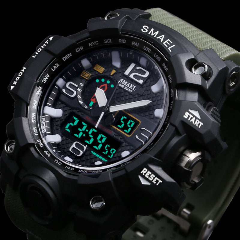 SMAEL Brand Fashion Men Sports Watches Men Analog Quartz Clock