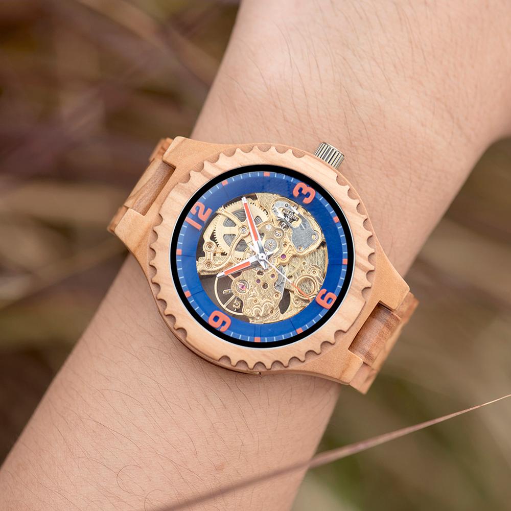 Wood Watch Men Luxury Brand Automatic
