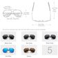 KINGSEVEN 2021 Driving Men&#39;s Polarized Sunglasses Aluminum Temples Pilot Sun Glasses For Men UV400 Anti-Glare Retro Eyewear