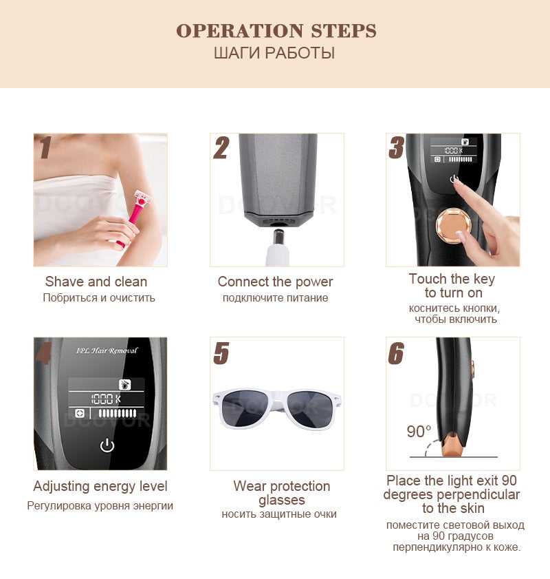 New Tech Painless Touch Screen10 Levels Photoepilator Hair Removal Laser