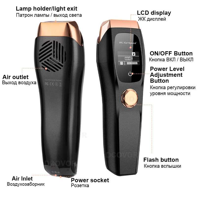 New Tech Painless Touch Screen10 Levels Photoepilator Hair Removal Laser