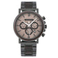 Wooden Stainless Steel Watch Men Water