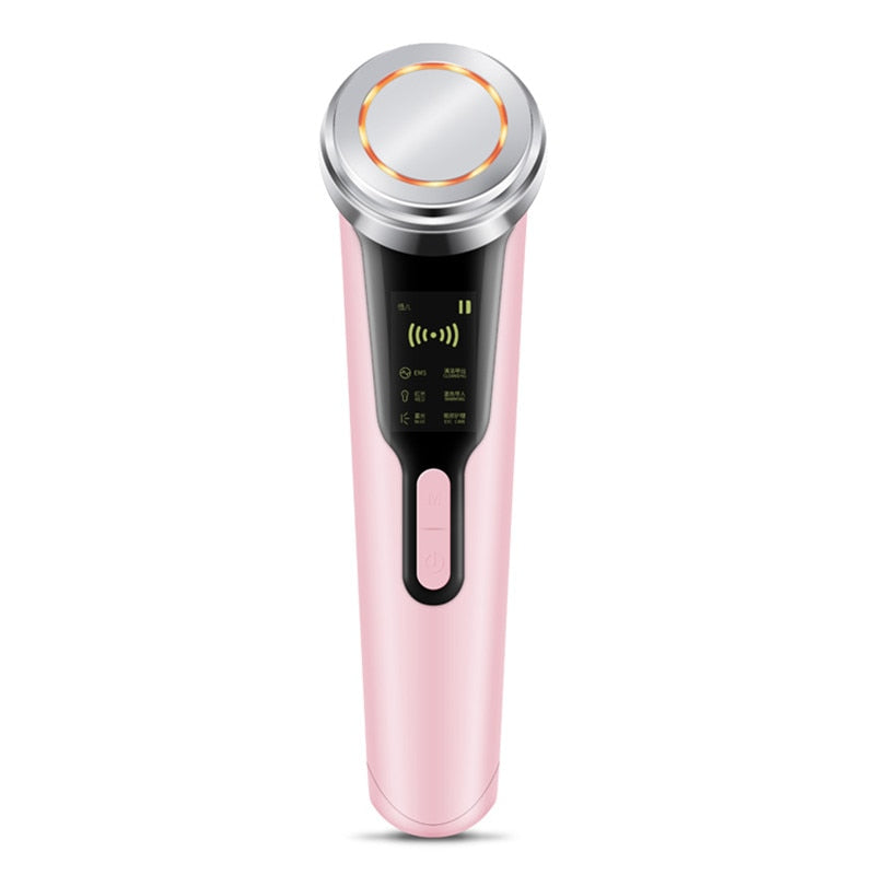 5-in-1 Face Skin EMS RF EMS Beauty instrument Facial Mesotherapy Electroporation Rejuvenation Women face care tool Eye care tool