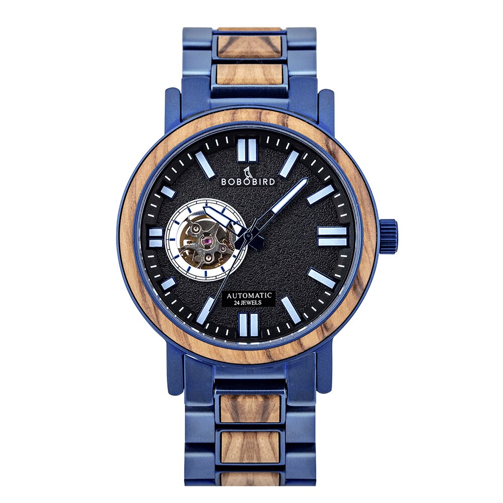 Luxury Men Watch Wood Automatic