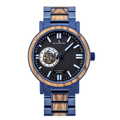 Luxury Men Watch Wood Automatic