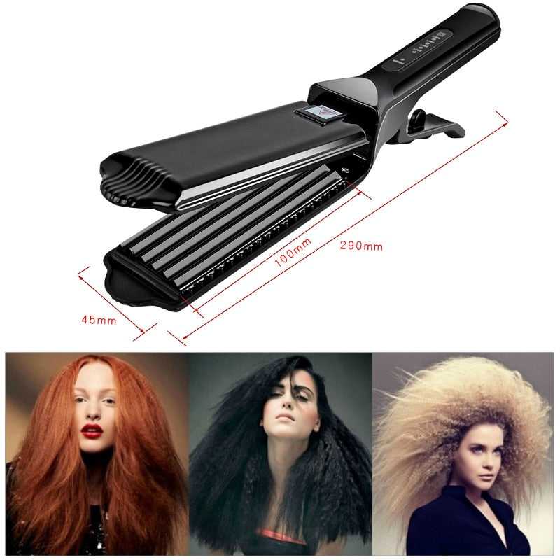 Professional Hair Crimper Corrugated Corn Irons Wave Curler Small Wave