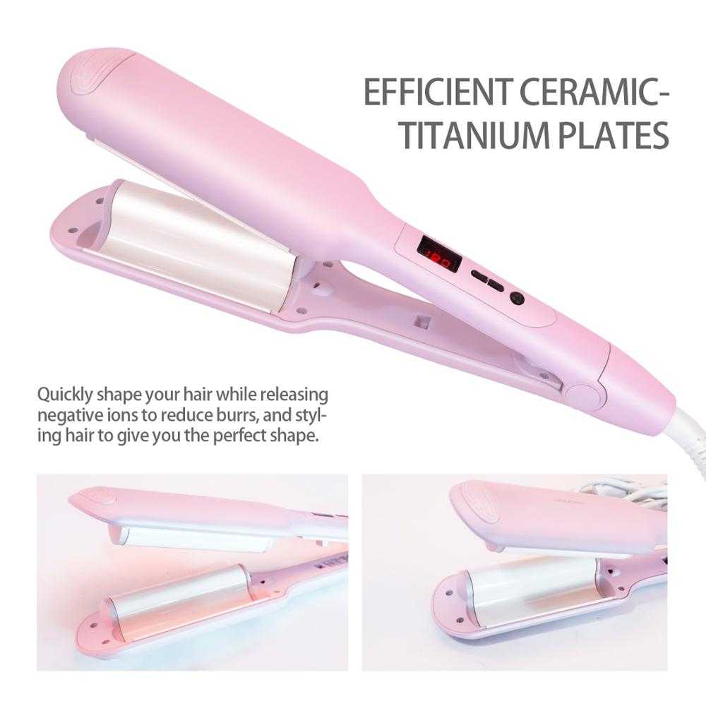Curlers Straightener Irons Hair Curler Corrugated Curling Iron Tourmaline Ceramic