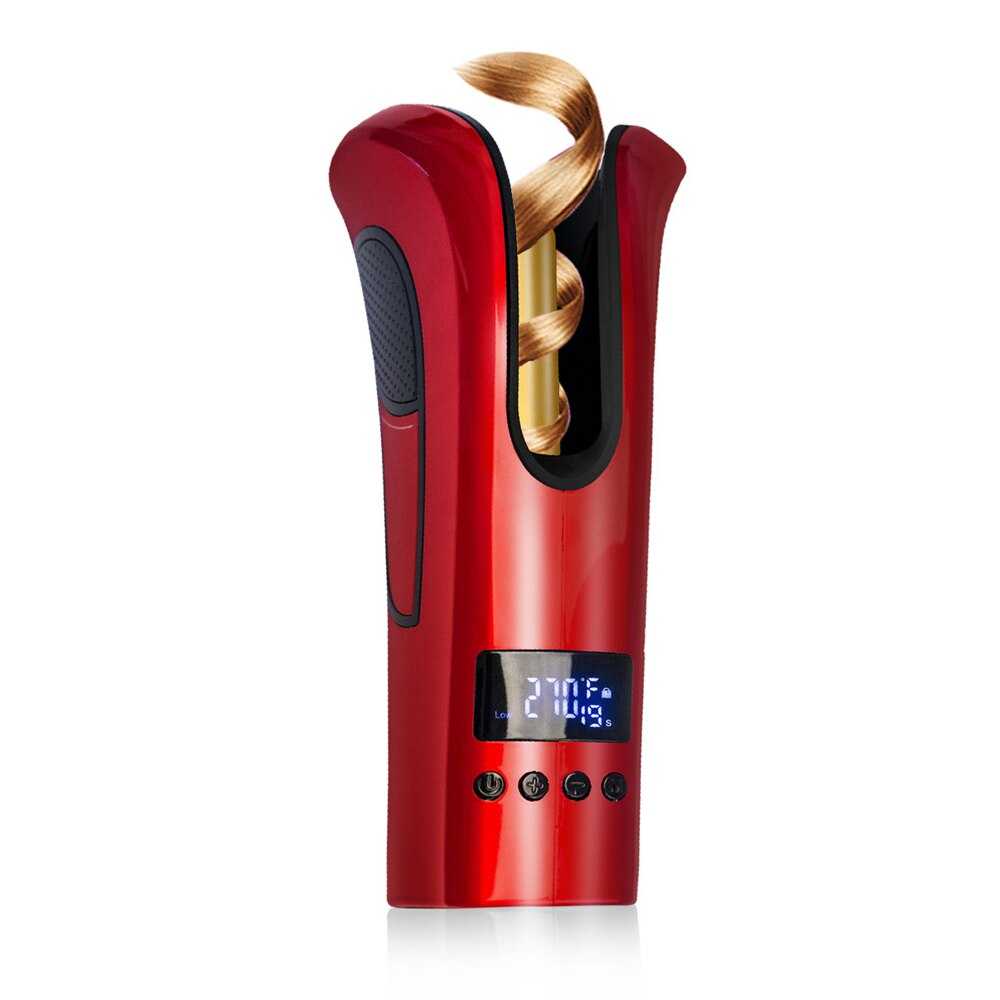 Electric Automatic Hair Curler Hair Curling Iron LCD Ceramic Rotating