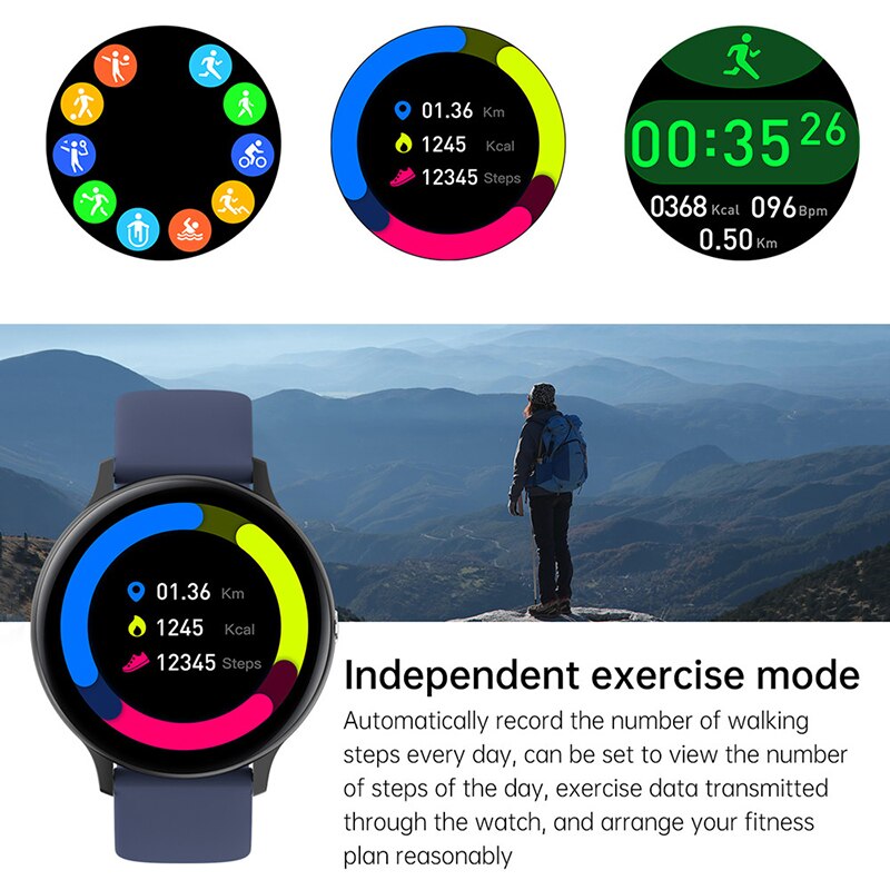 New bluetooth answer call smart watch men