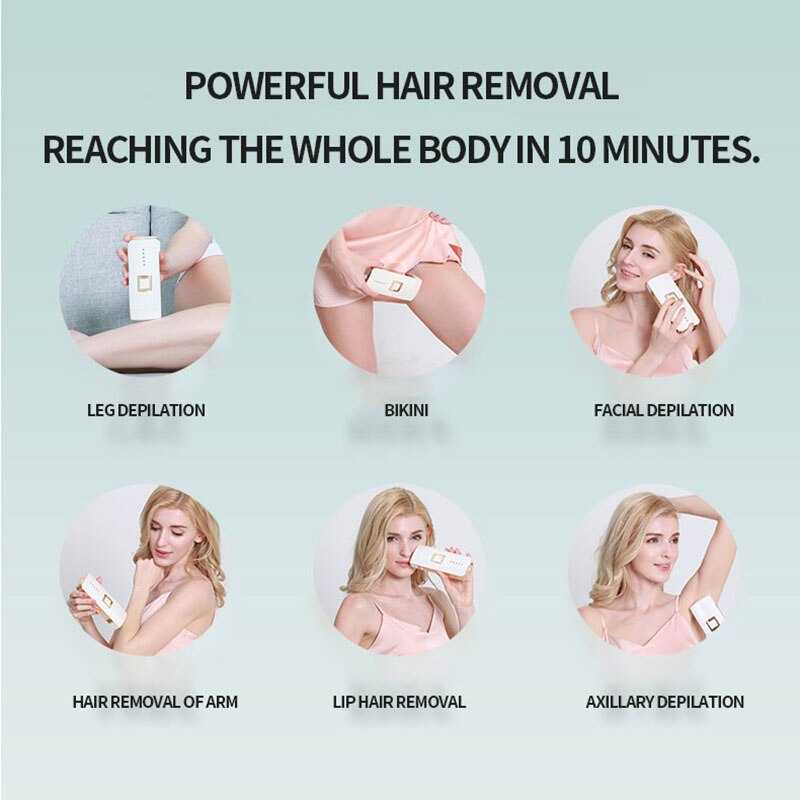 Infinite Flashes Laser Epilator For Women Maquina De Cortar Cabello Freezing Point