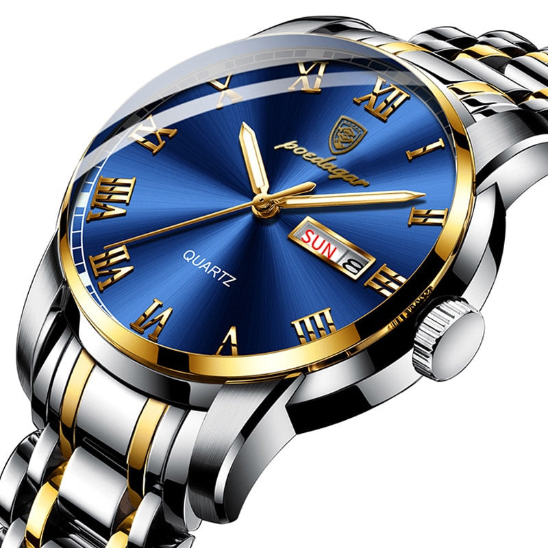 Top Brand Luxury Mens Watches Luminous Waterproof