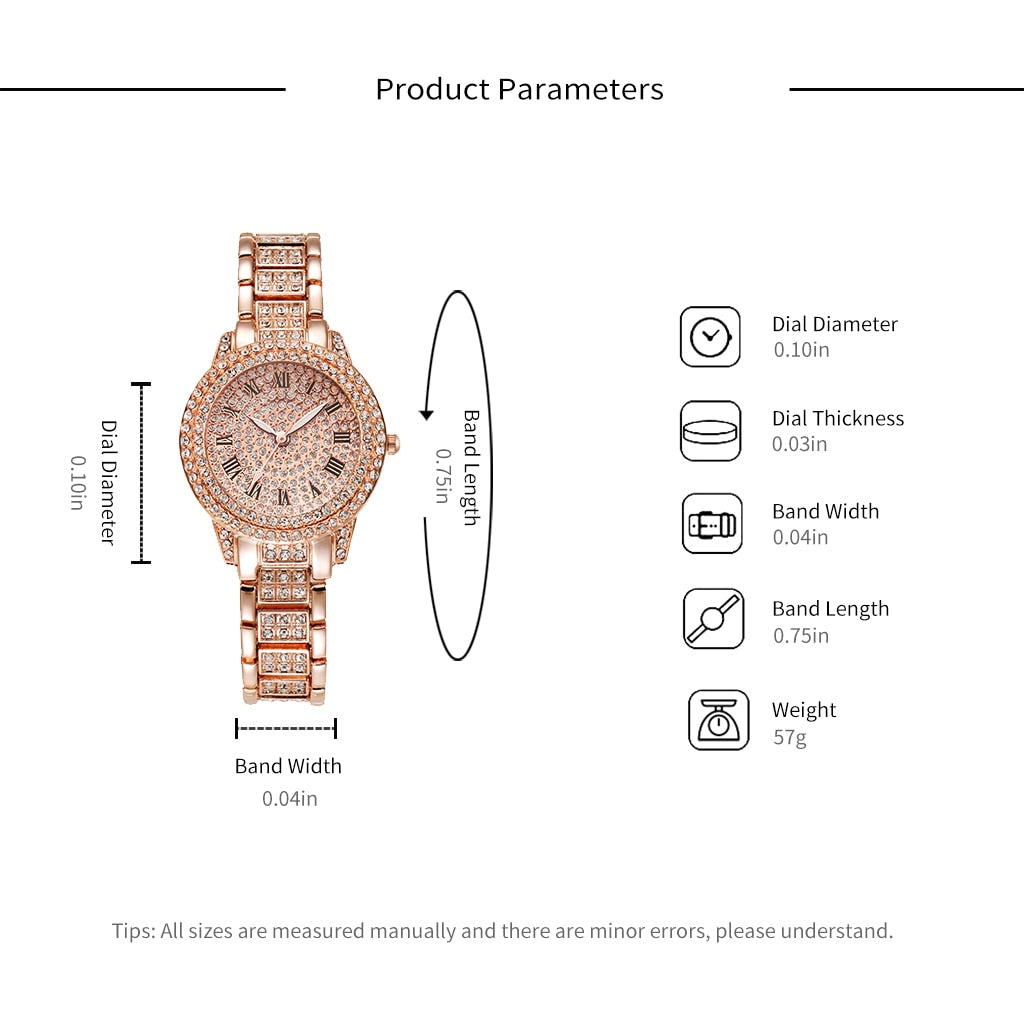 Diamond Women Watches Gold Watch Ladies Wrist