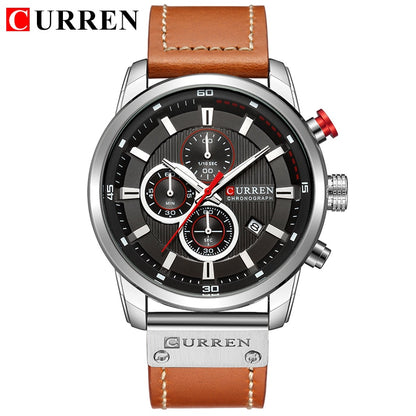Fashion date quartz men watches top brand luxury male clock