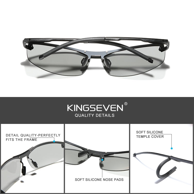 Aluminum Photochromic Sunglasses Polarized Men
