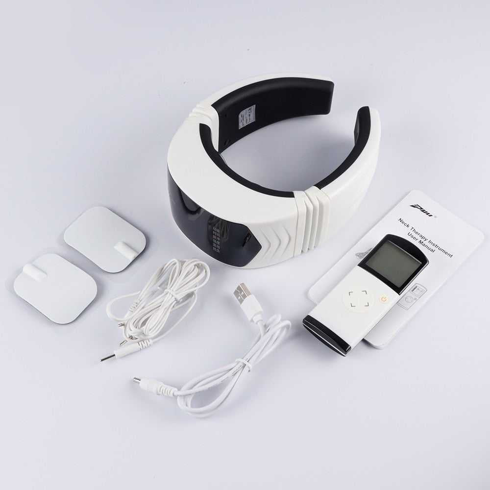 Electric PulseNeck Massager Acupuncture Magnetic Therapy Cervical