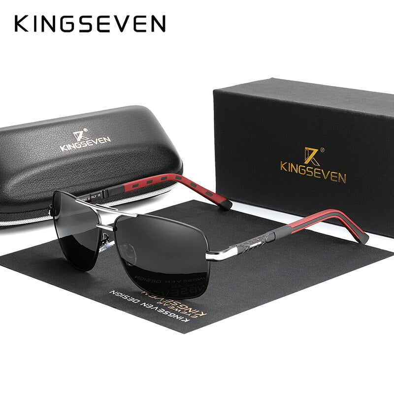 Aluminum Brand Pilot Polarized Sunglasses Men