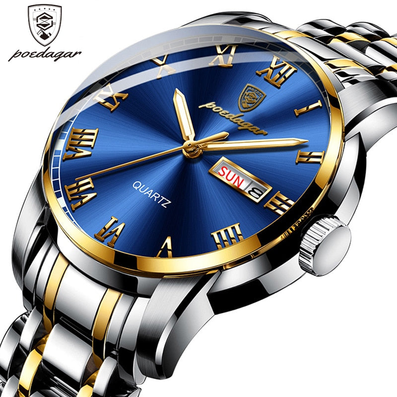 Top Brand Luxury Mens Watches Luminous Waterproof