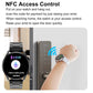New NFC smart watch mens bluetooth call