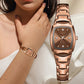 Women Bracelet Watch Rose Gold Fashion Luxury