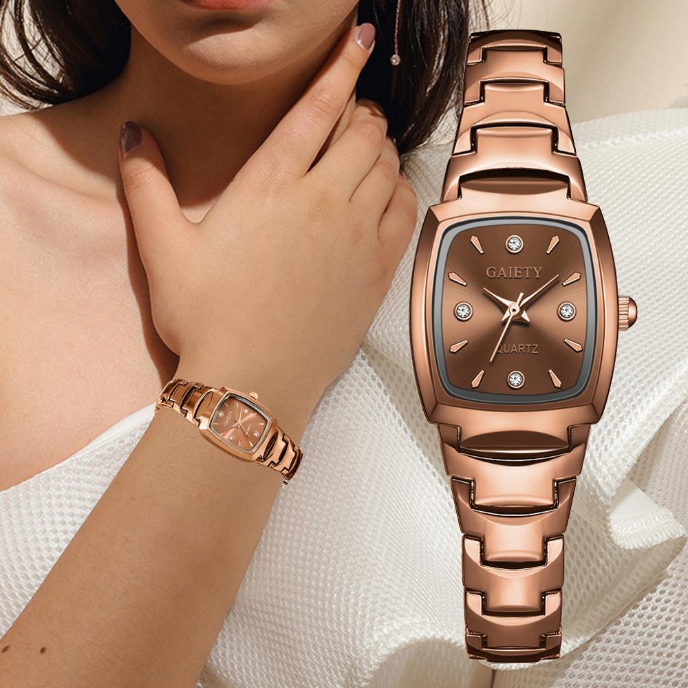 Women Bracelet Watch Rose Gold Fashion Luxury