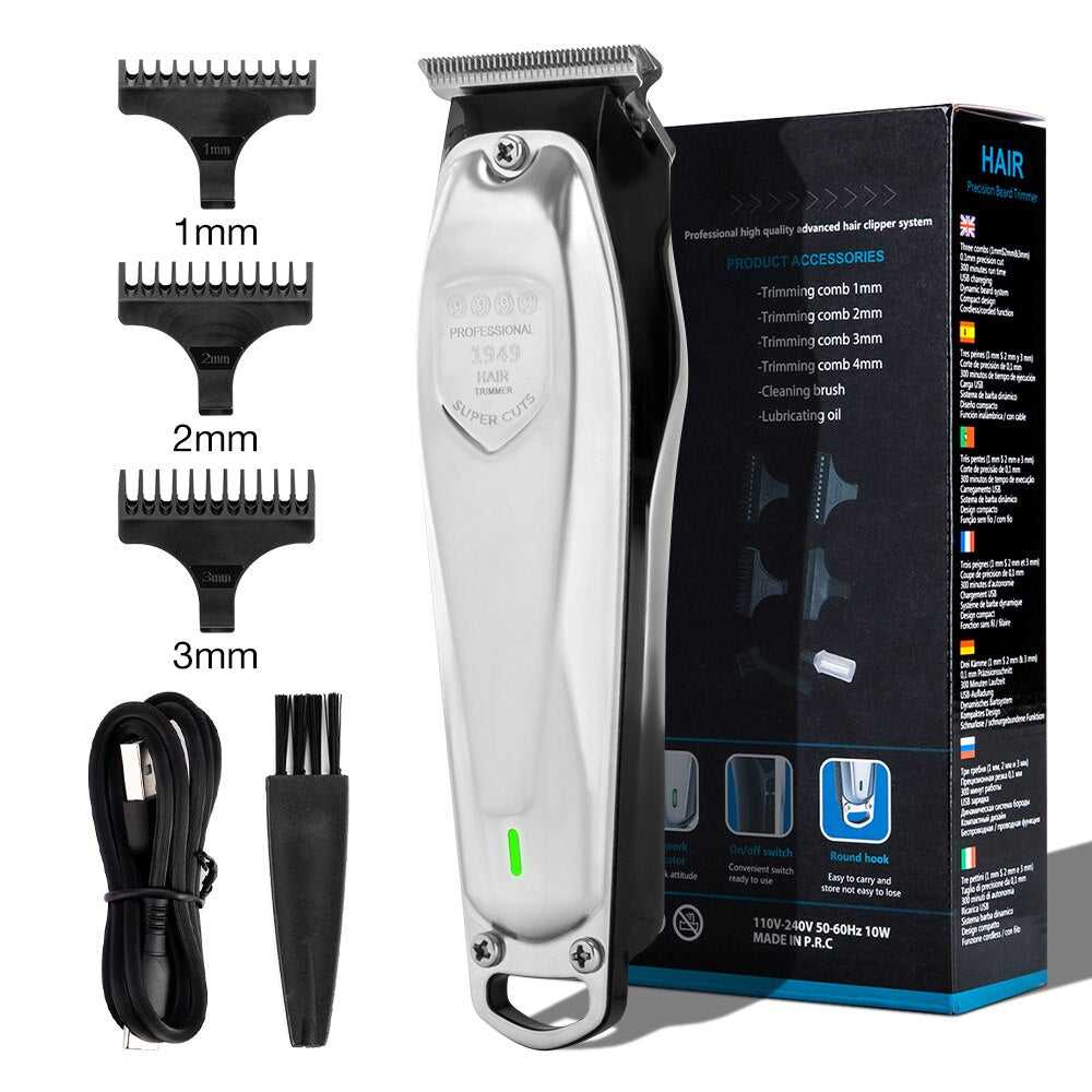 Barber Hair Clipper LCD Display For Men Professional Hair Cutting Machine
