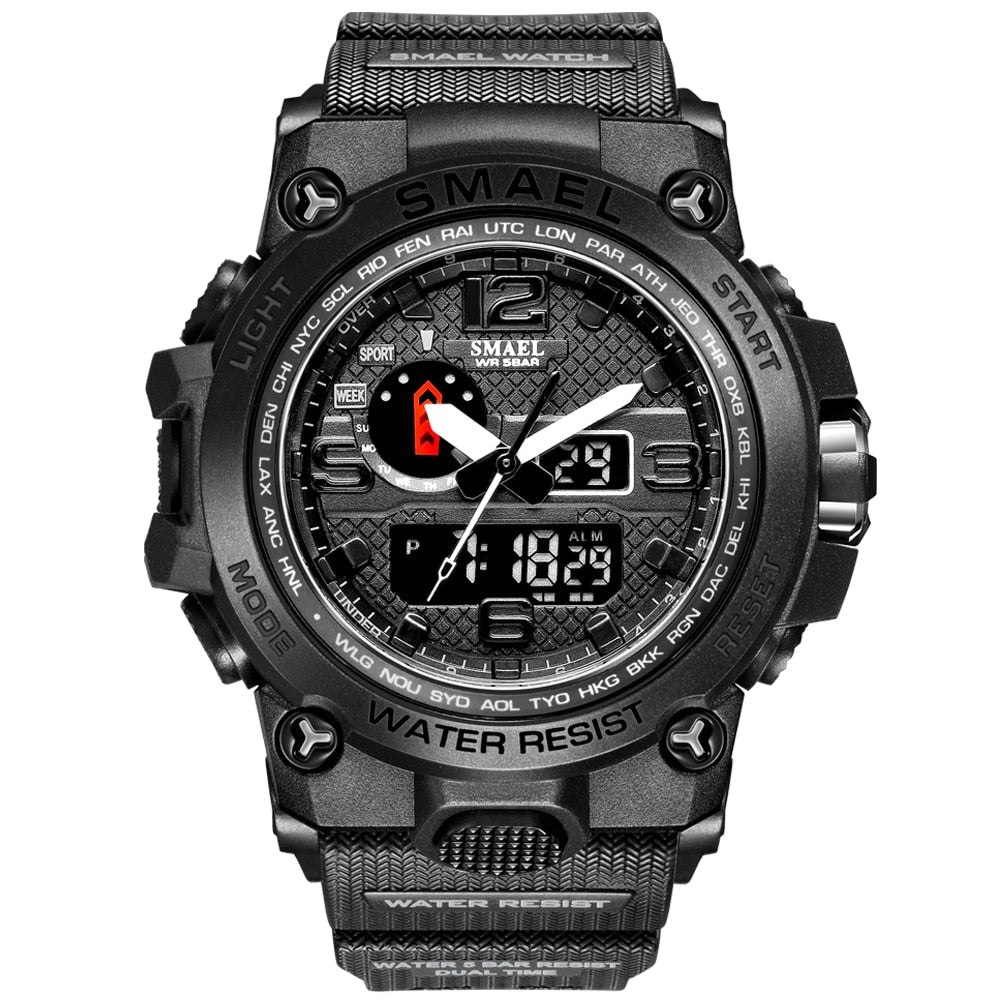 SMAEL Brand Fashion Men Sports Watches Men Analog Quartz Clock