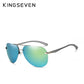 Aluminum Pilot Polarized Sunglasses Men Vintage