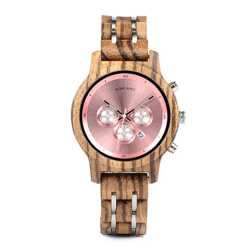 Women Watches Luxury Chronograph Watch with Auto