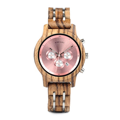 Women Watches Luxury Chronograph Watch with Auto